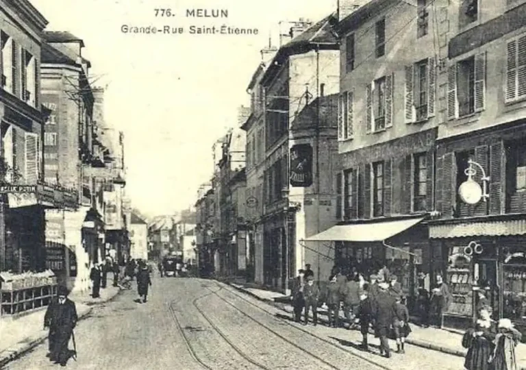 Ancienne photo de Melun de Frédy Safar